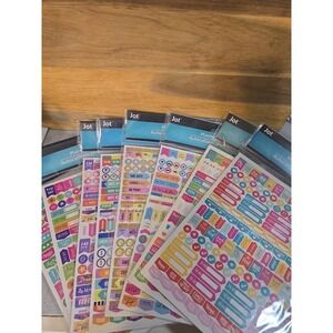 Jot Planner Stickers Lot of 8 Packages New Assorted, 16 Sheets‎